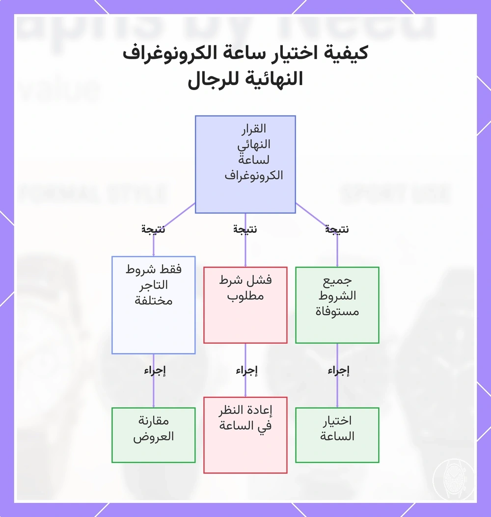 كيفية اختيار ساعة الكرونوغراف النهائية للرجال