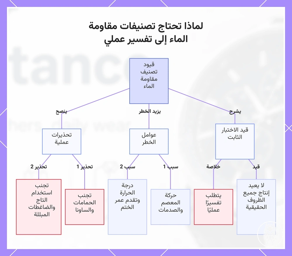 لماذا تحتاج تصنيفات مقاومة الماء إلى تفسير عملي