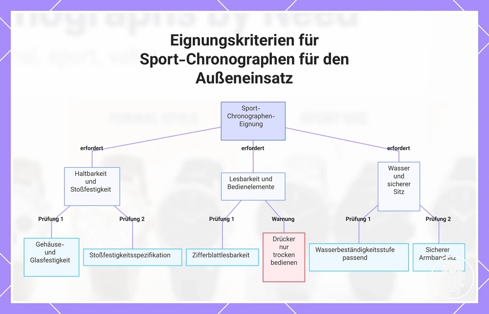 Eignungskriterien für Sport-Chronographen für den Außeneinsatz