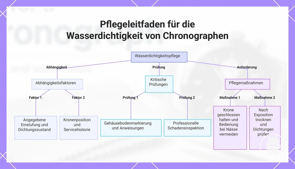 Pflegeleitfaden für die Wasserdichtigkeit von Chronographen