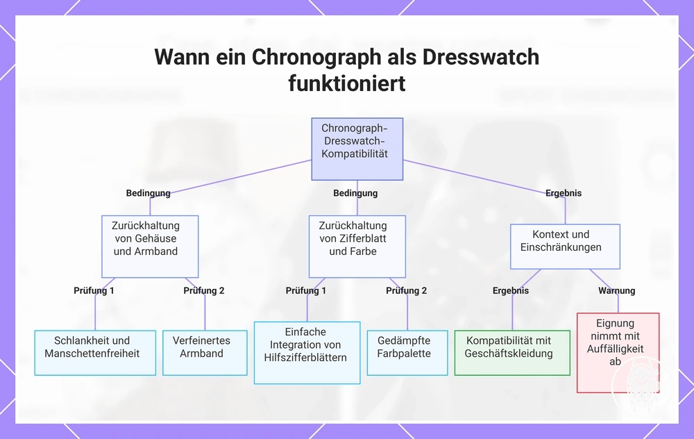 Wann ein Chronograph als Dresswatch funktioniert
