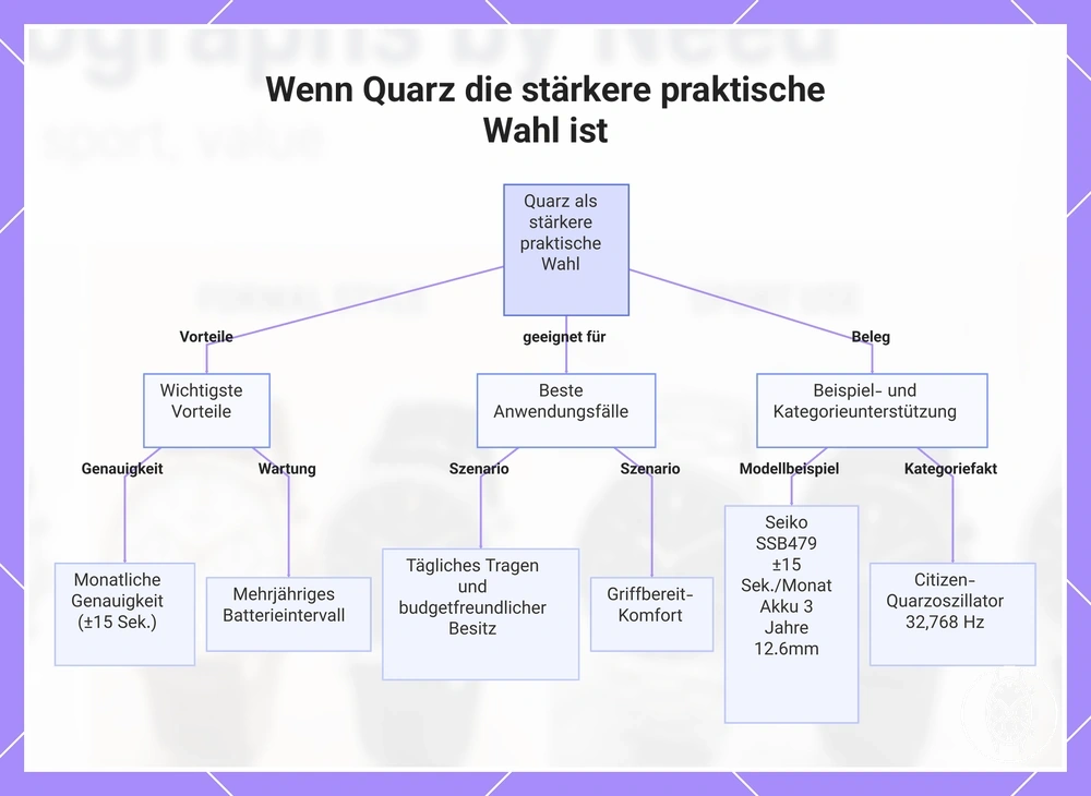 Wenn Quarz die stärkere praktische Wahl ist