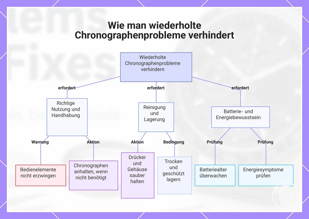 Wie man wiederholte Chronographenprobleme verhindert