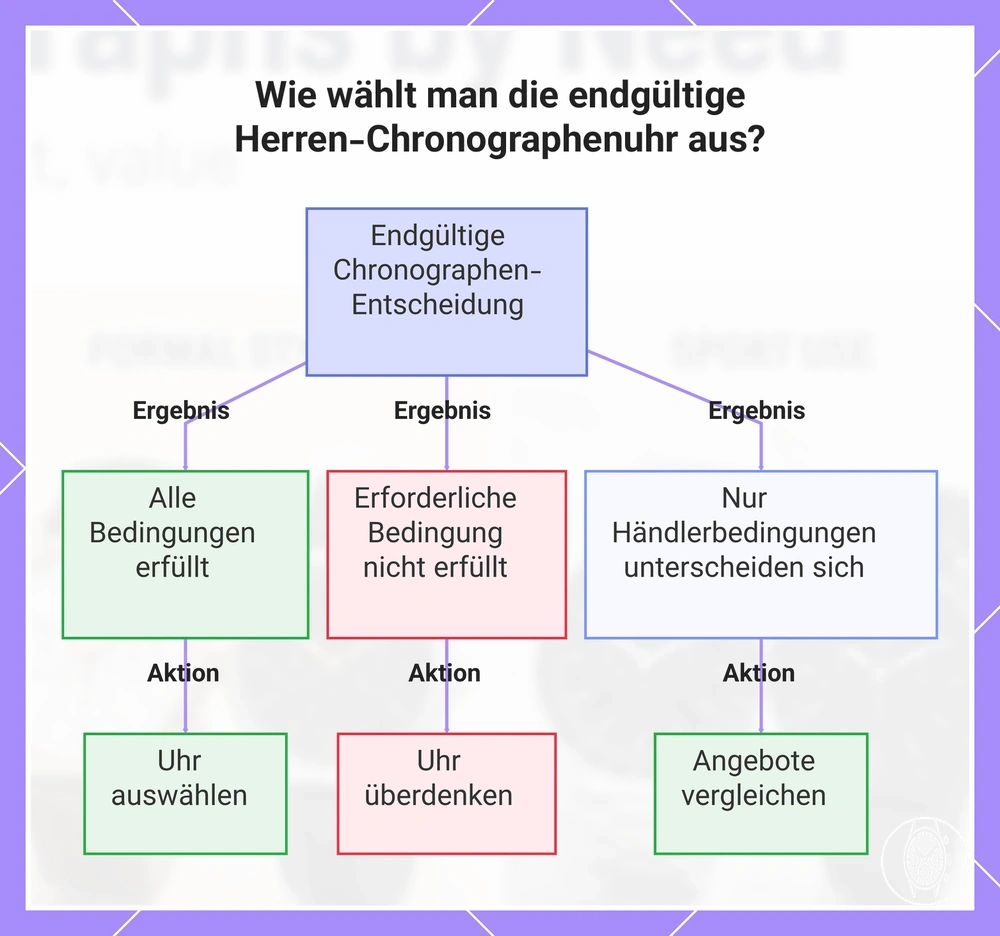 Wie wählt man die endgültige Herren-Chronographenuhr aus?