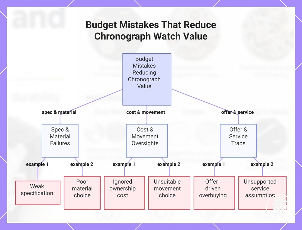Budget Mistakes That Reduce Chronograph Watch Value