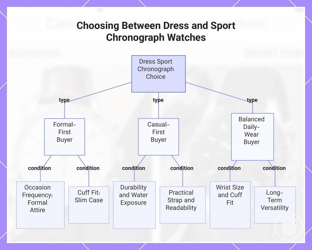 Choosing Between Dress and Sport Chronograph Watches