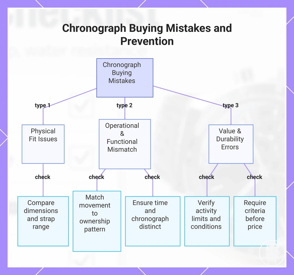 Chronograph Buying Mistakes and Prevention