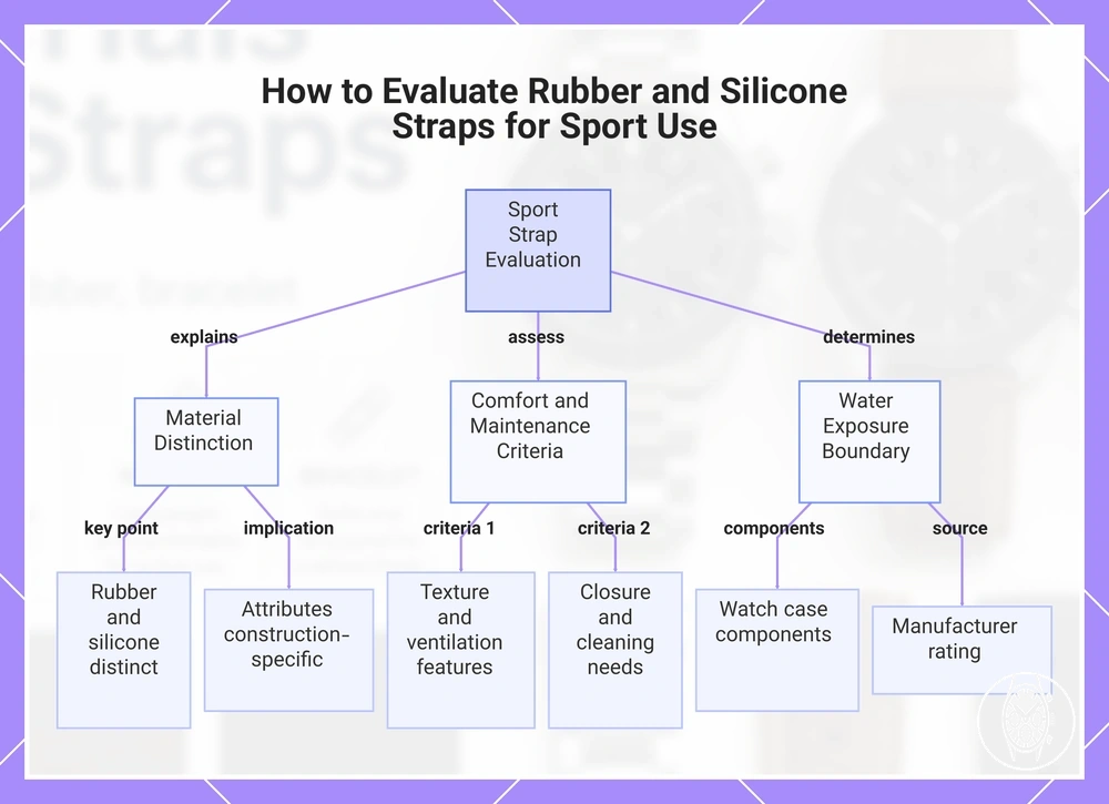 How to Evaluate Rubber and Silicone Straps for Sport Use
