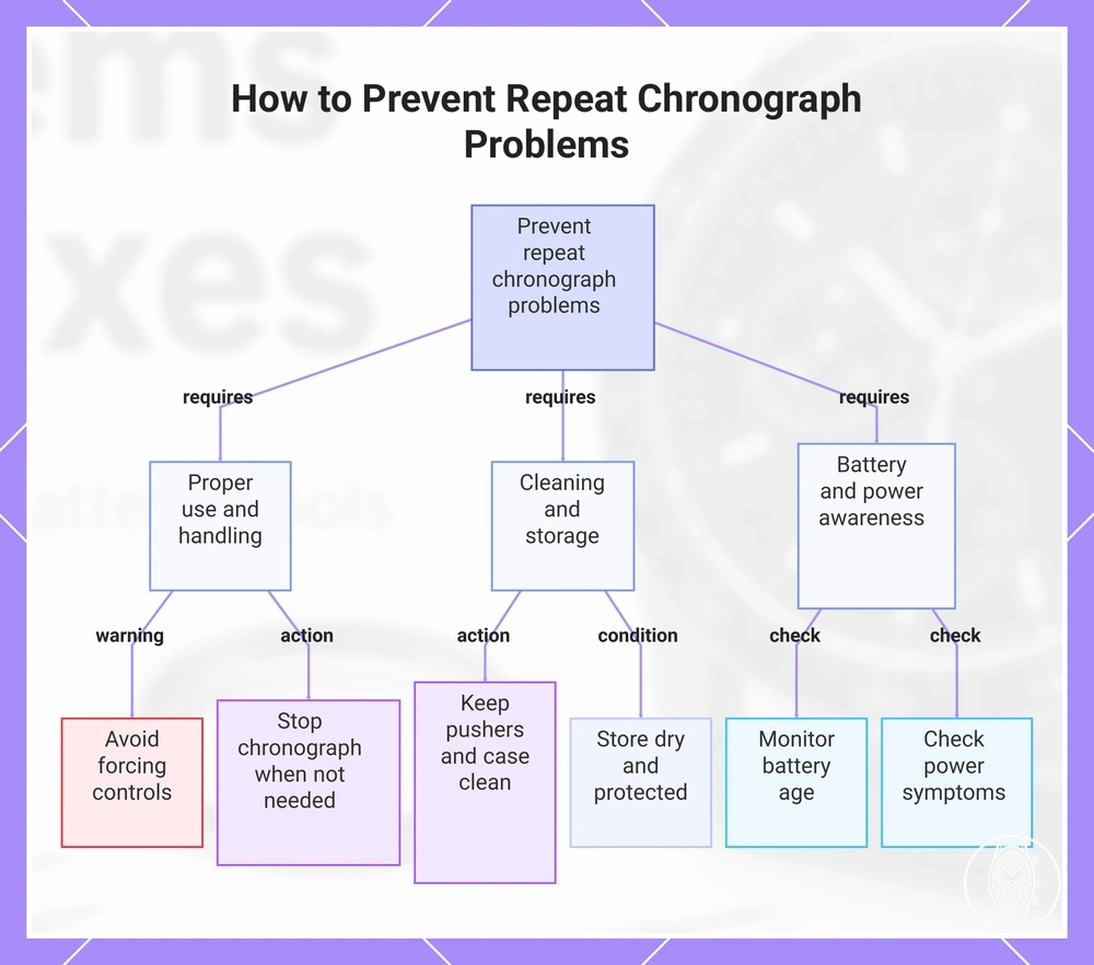 How to Prevent Repeat Chronograph Problems