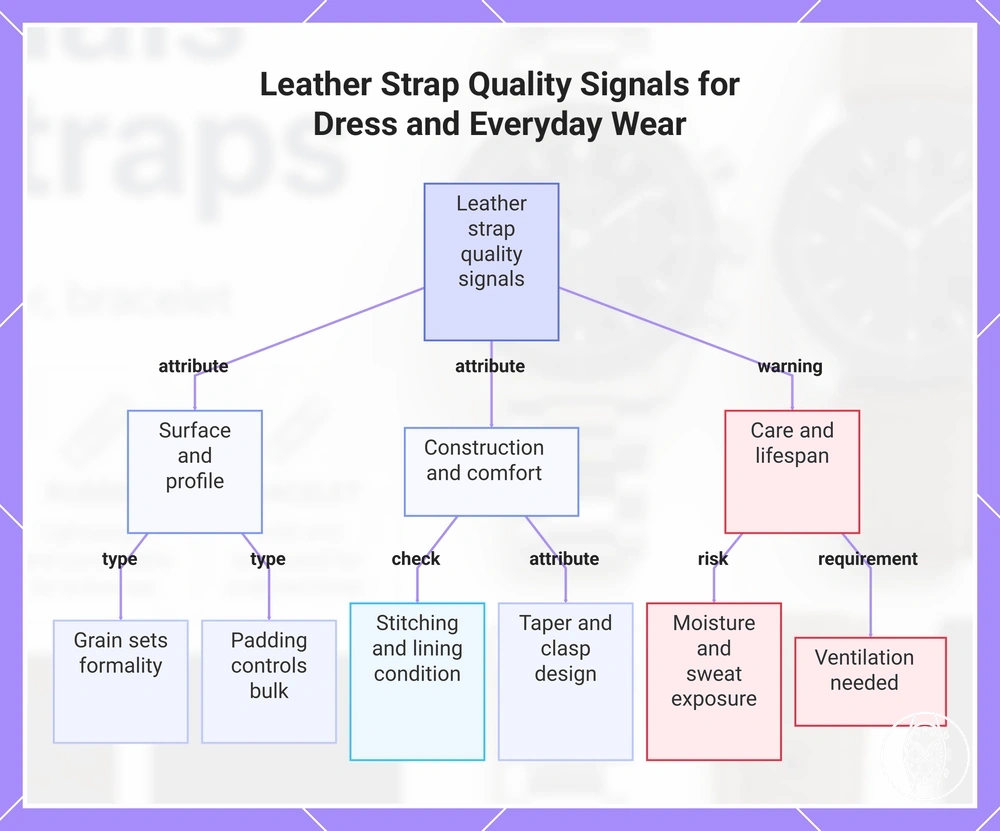 Leather Strap Quality Signals for Dress and Everyday Wear