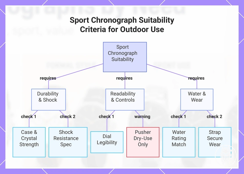 Sport Chronograph Suitability Criteria for Outdoor Use