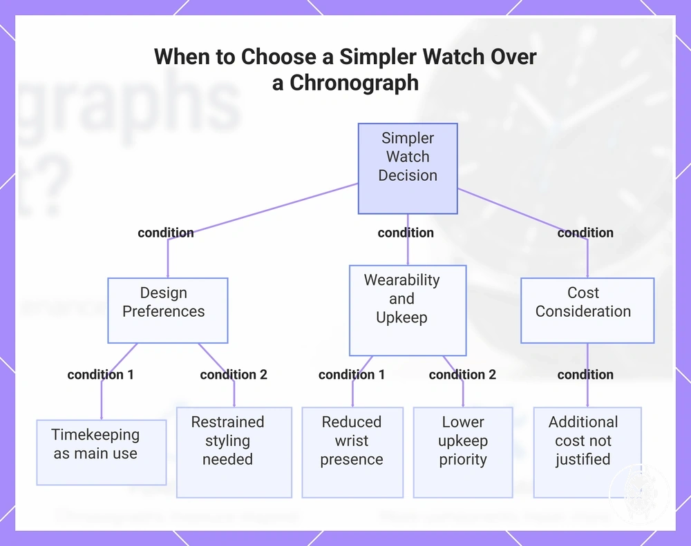 When to Choose a Simpler Watch Over a Chronograph