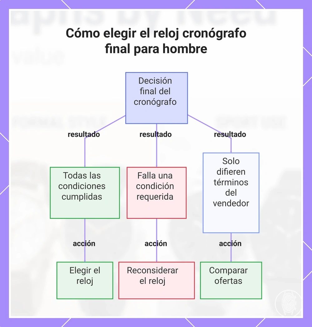 Cómo elegir el reloj cronógrafo final para hombre