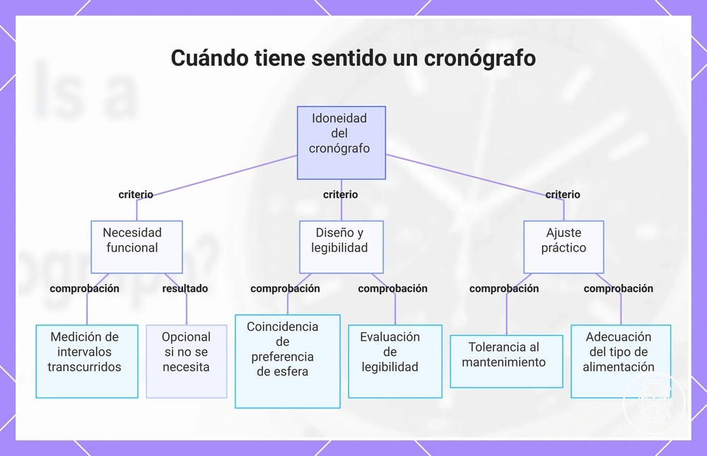 Cuándo tiene sentido un cronógrafo