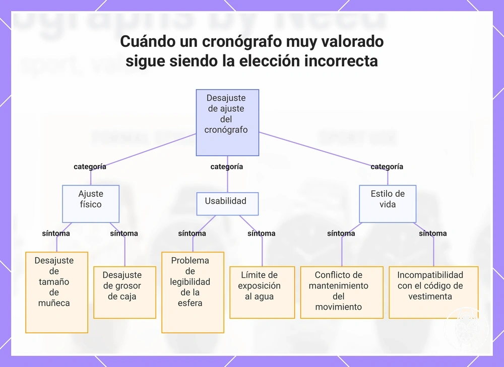 Cuándo un cronógrafo muy valorado sigue siendo la elección incorrecta