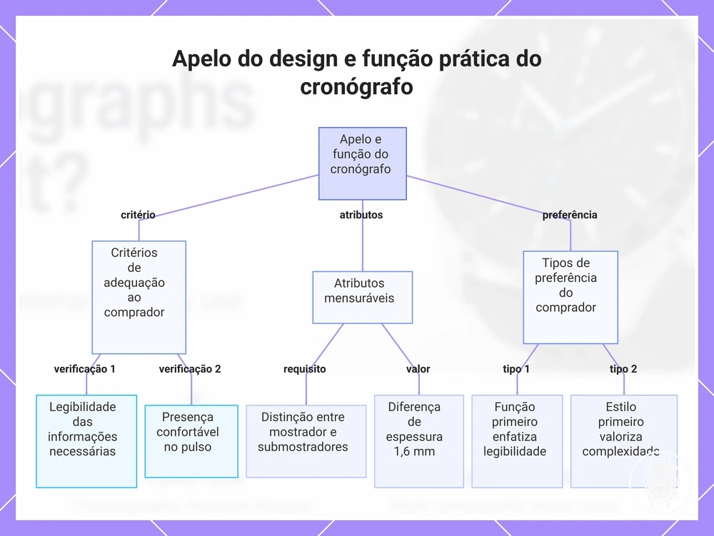 Apelo do design e função prática do cronógrafo