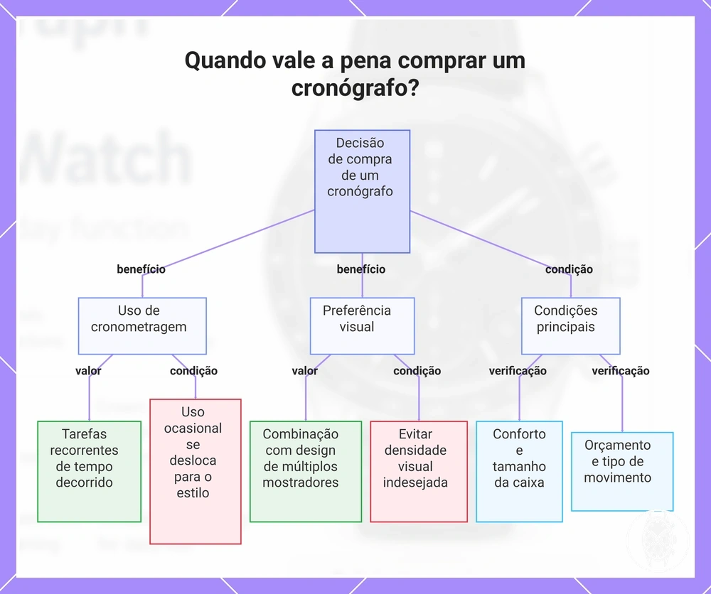 Quando vale a pena comprar um cronógrafo?