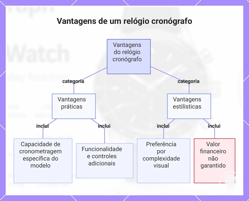 Vantagens de um relógio cronógrafo