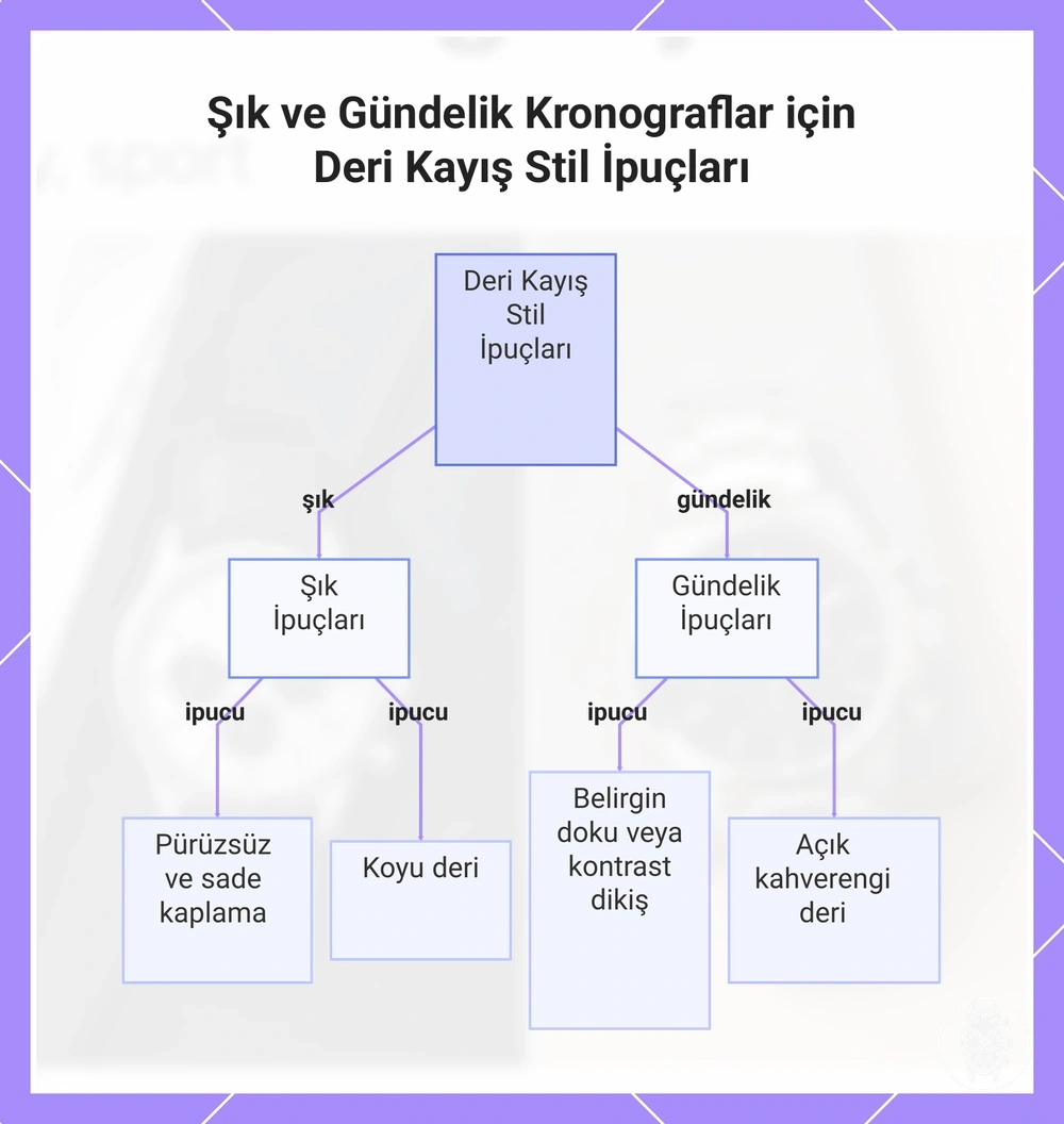 Şık ve Gündelik Kronograflar için Deri Kayış Stil İpuçları