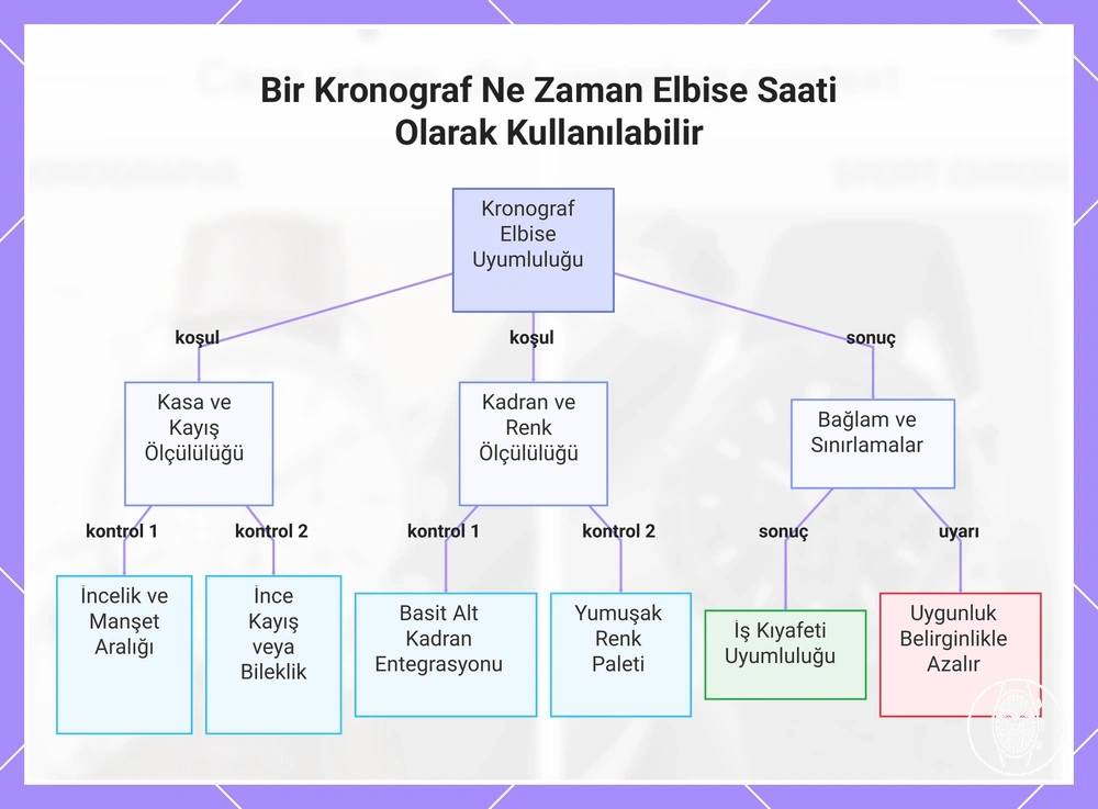 Bir Kronograf Ne Zaman Elbise Saati Olarak Kullanılabilir