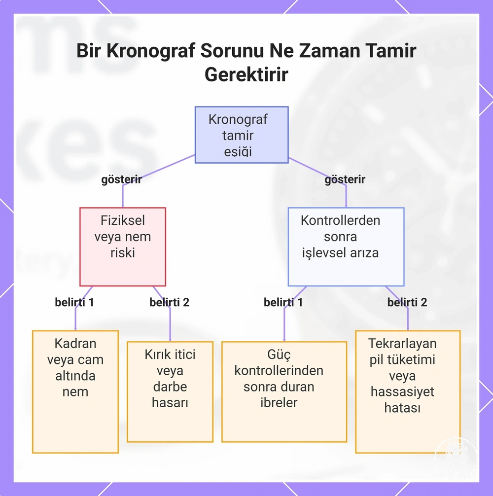 Bir Kronograf Sorunu Ne Zaman Tamir Gerektirir