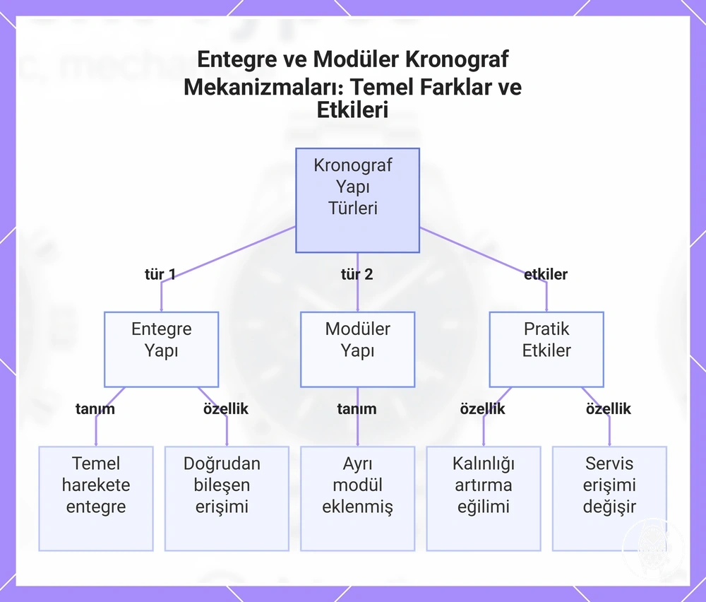 Entegre ve Modüler Kronograf Mekanizmaları: Temel Farklar ve Etkileri