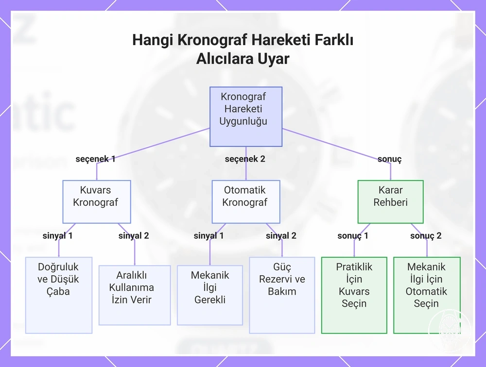 Hangi Kronograf Hareketi Farklı Alıcılara Uyar
