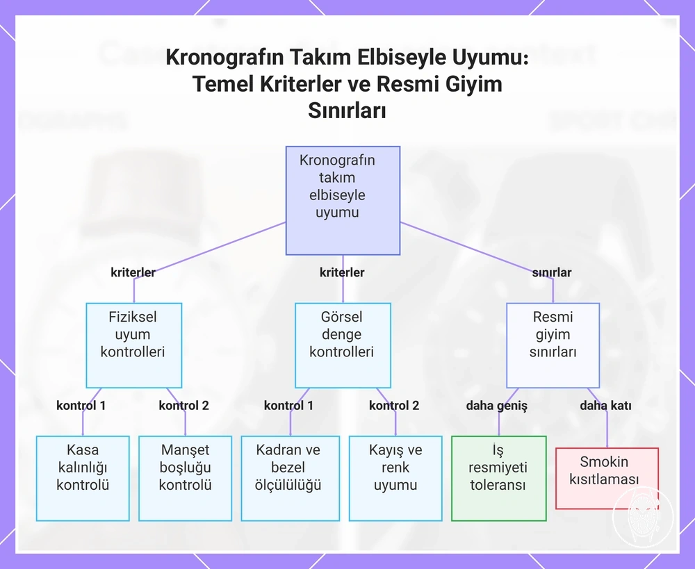 Kronografın Takım Elbiseyle Uyumu: Temel Kriterler ve Resmi Giyim Sınırları