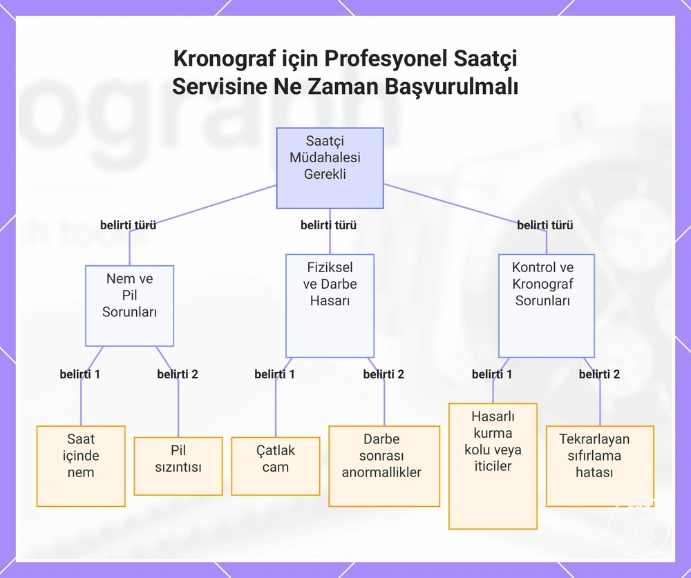 Kronograf için Profesyonel Saatçi Servisine Ne Zaman Başvurulmalı