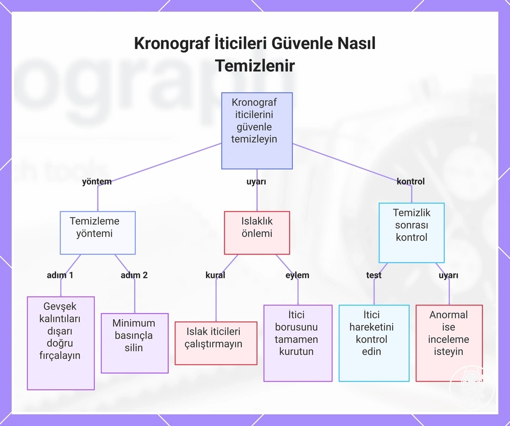 Kronograf İticileri Güvenle Nasıl Temizlenir