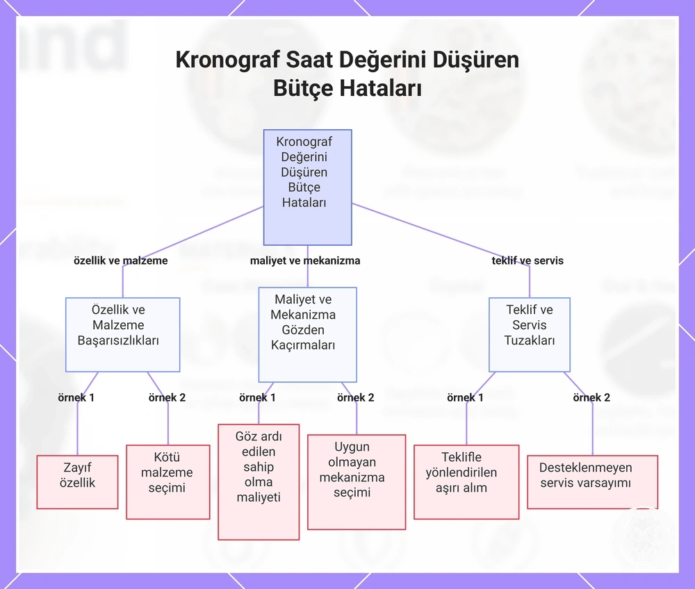 Kronograf Saat Değerini Düşüren Bütçe Hataları