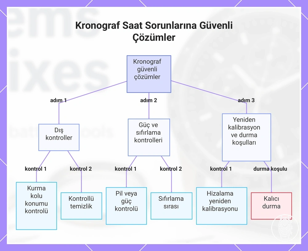 Kronograf Saat Sorunlarına Güvenli Çözümler