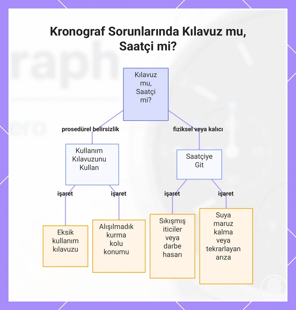 Kronograf Sorunlarında Kılavuz mu, Saatçi mi?