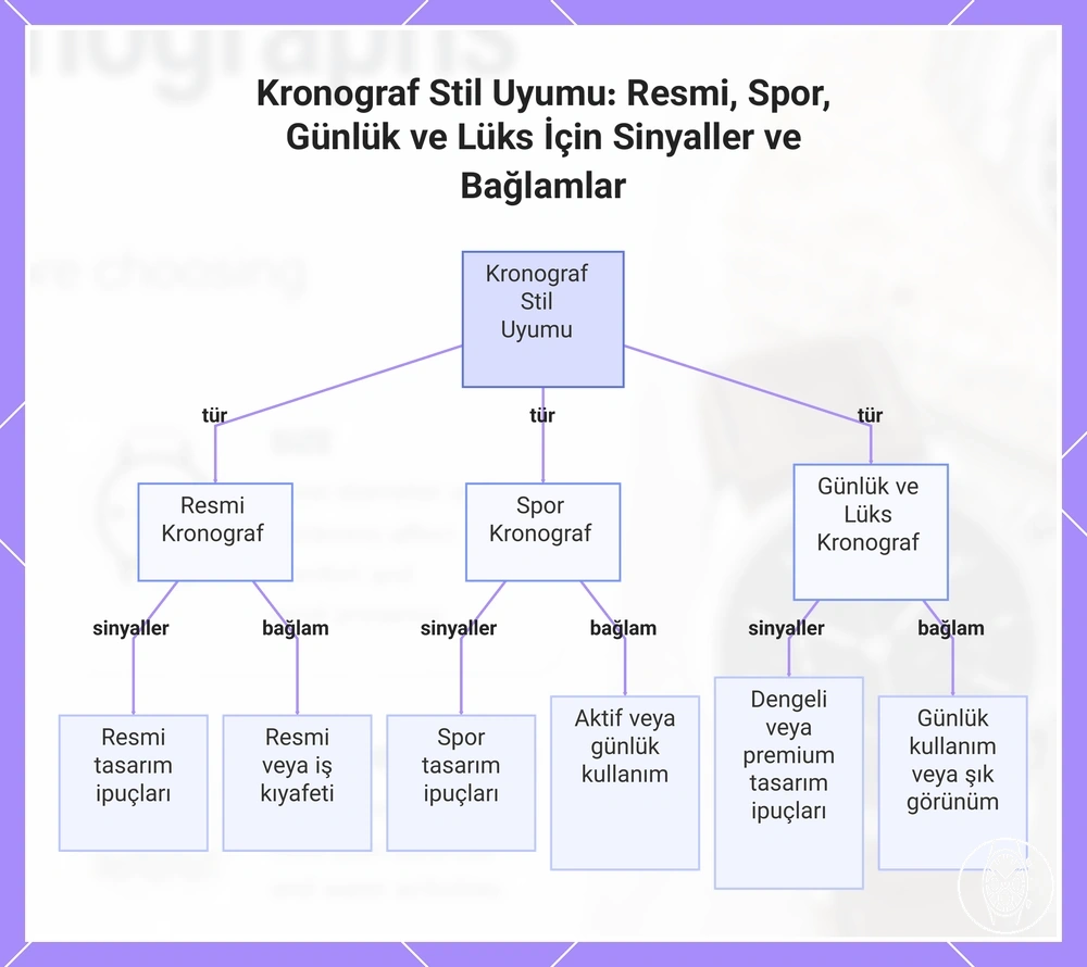 Kronograf Stil Uyumu: Resmi, Spor, Günlük ve Lüks İçin Sinyaller ve Bağlamlar