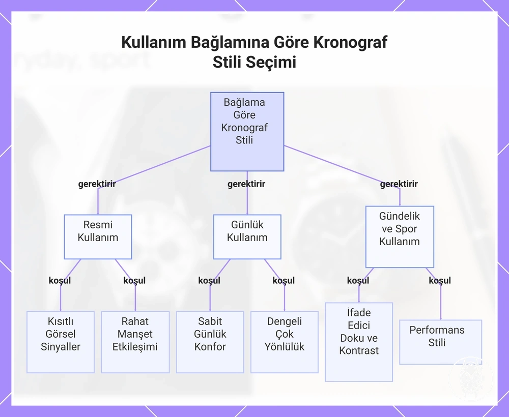 Kullanım Bağlamına Göre Kronograf Stili Seçimi