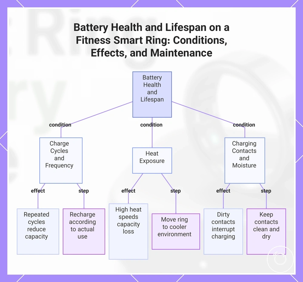 Battery Health and Lifespan on a Fitness Smart Ring: Conditions, Effects, and Maintenance