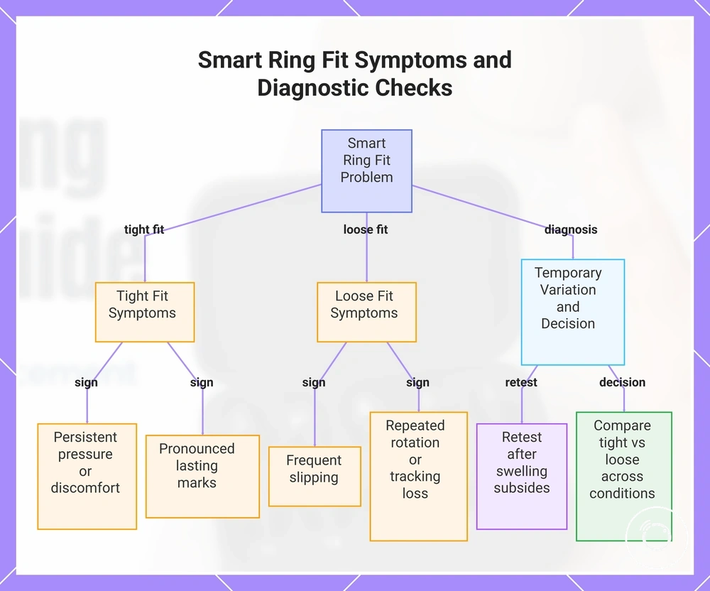 Smart Ring Fit Symptoms and Diagnostic Checks