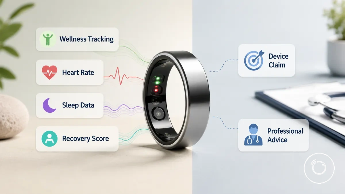 Données d une bague connectée fitness grand public comparées à un usage médical et diagnostique