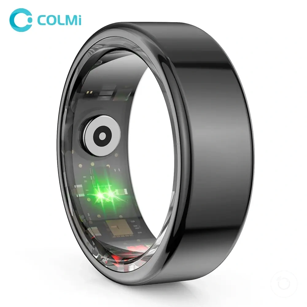 Titanyum çelik gövde, sağlık takibi, IP68 derecesi ve 3ATM suya dayanıklılık özellikli R02 akıllı yüzük