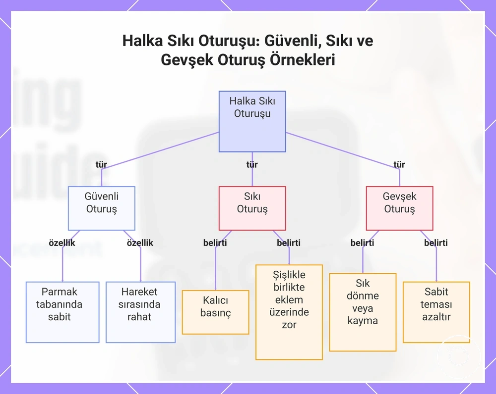 Halka Sıkı Oturuşu: Güvenli, Sıkı ve Gevşek Oturuş Örnekleri