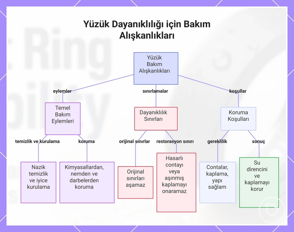 Yüzük Dayanıklılığı için Bakım Alışkanlıkları