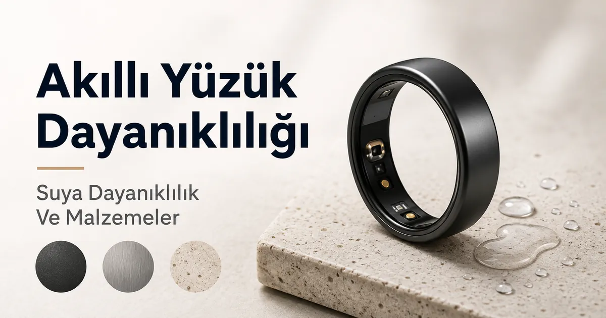 Günlük kullanım için pürüzsüz yüzeyli suya dayanıklı fitness akıllı yüzük